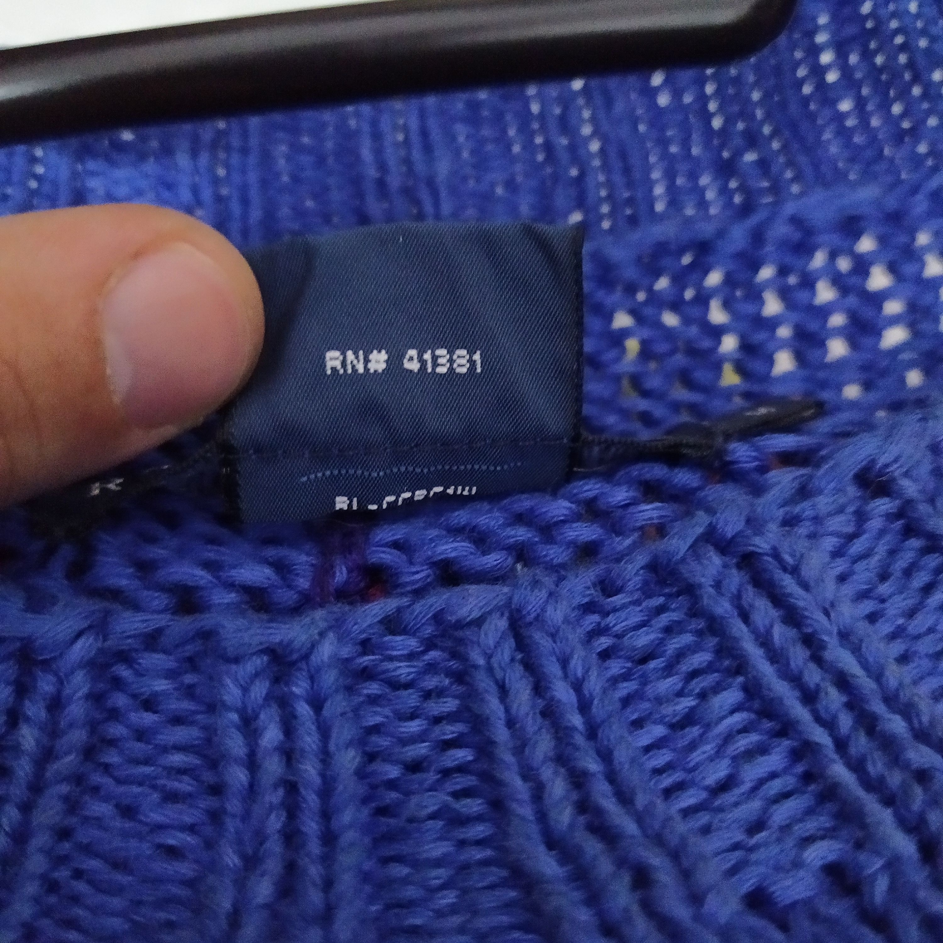 Ralph Lauren × Vintage 90s RALPH LAUREN KNITWEAR HAND-KNIT (B999) Size US M / EU 48-50 / 2 - 5 Thumbnail