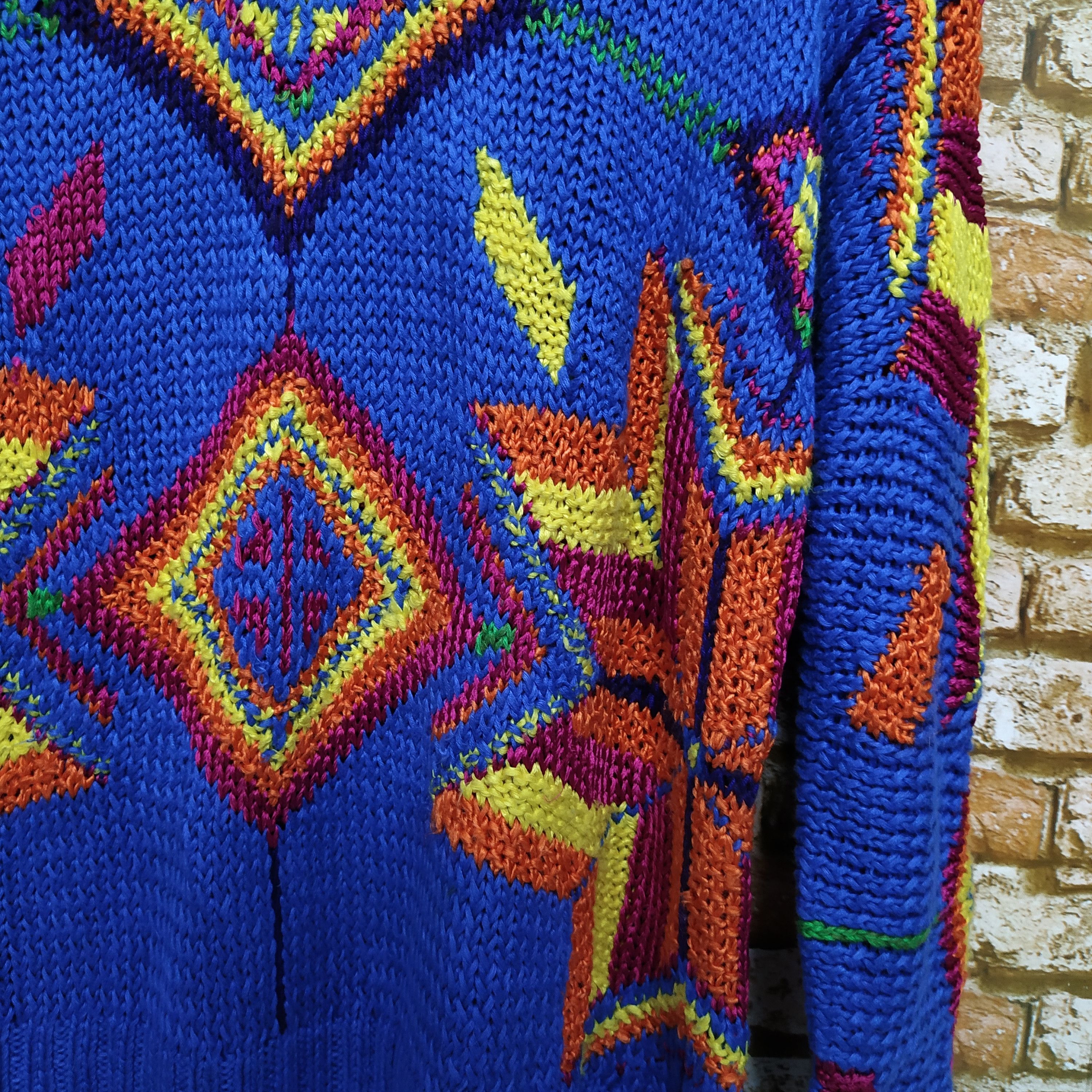 Ralph Lauren × Vintage 90s RALPH LAUREN KNITWEAR HAND-KNIT (B999) Size US M / EU 48-50 / 2 - 2 Thumbnail