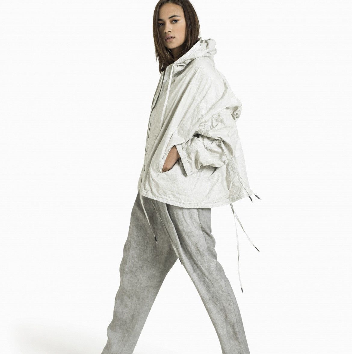 Masnada Masnada Avant Garde "Polietilene" Runway Drawstring Jacket Size US M / EU 48-50 / 2 - 6 Thumbnail