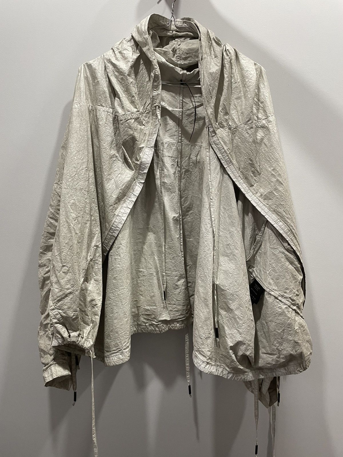 Masnada Masnada Avant Garde "Polietilene" Runway Drawstring Jacket Size US M / EU 48-50 / 2 - 1 Thumbnail