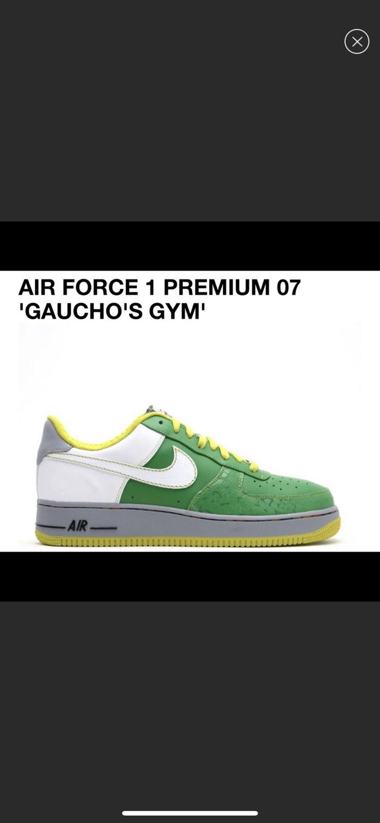 Nike Air Force 1 Premium 07 GauchoS Gym Gaucho's Gym | Grailed