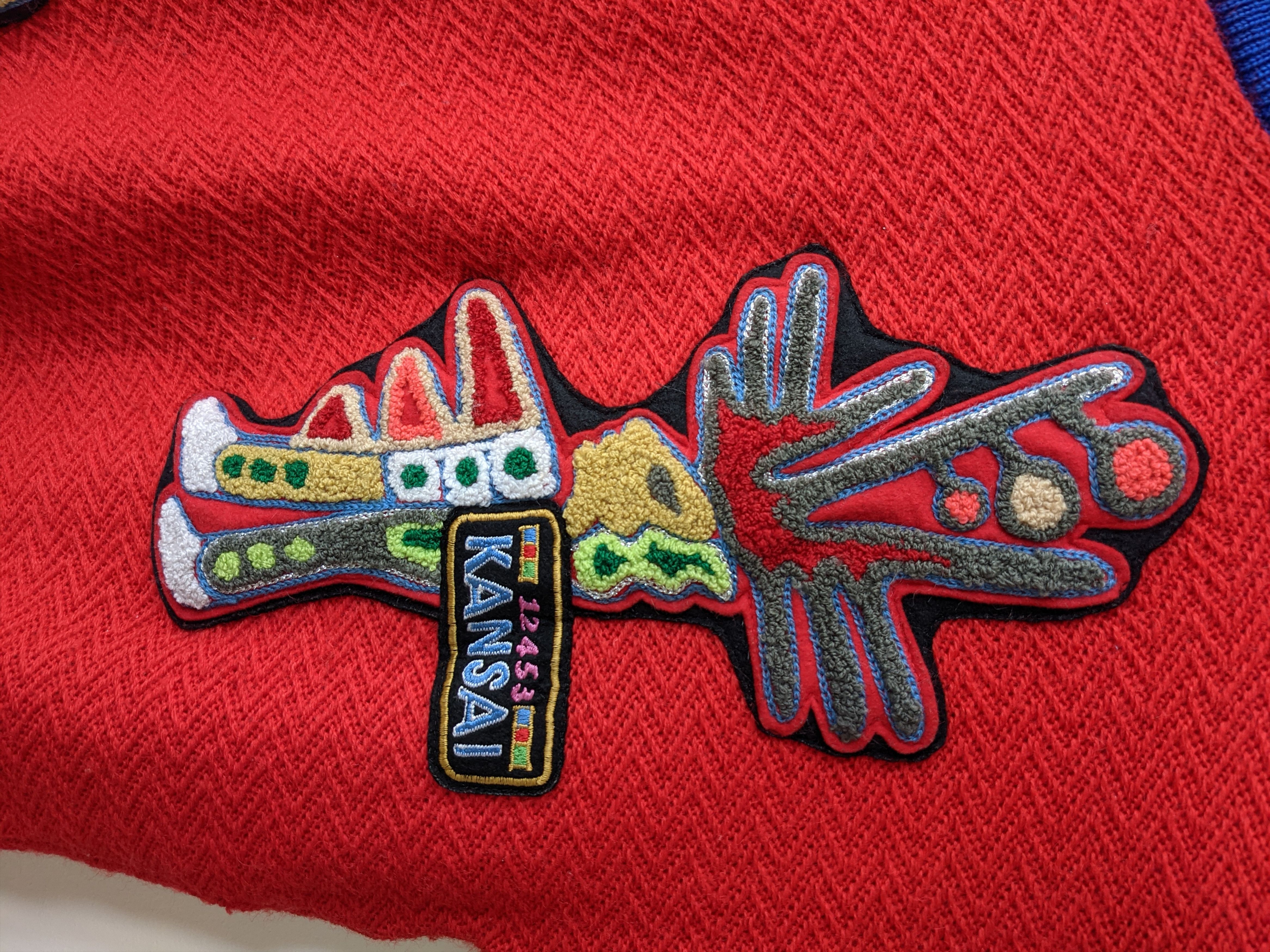Kansai Yamamoto *RARE* KANSAI YAMAMOTO PATCH SWEATER Size US M / EU 48-50 / 2 - 5 Thumbnail