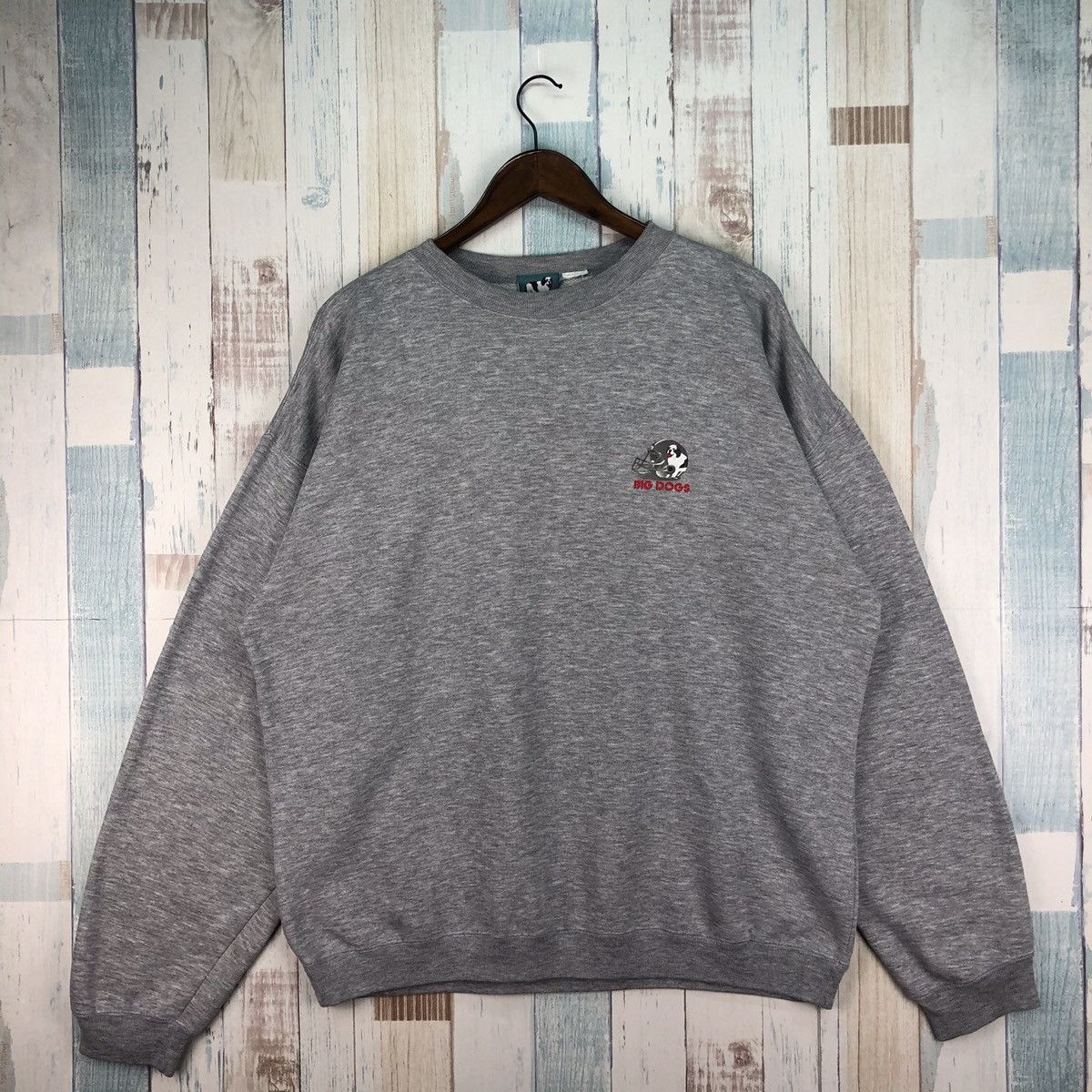 Japanese Brand × Vintage Vintage Big Dogs Big Logo Sweatshirt Size US XL / EU 56 / 4 - 2 Thumbnail