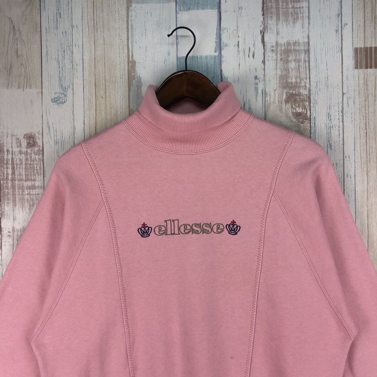 Ellesse × Vintage Vintage Ellesse Embroidery Logo Turtle Neck Sweatshirt Size US M / EU 48-50 / 2 - 3 Thumbnail