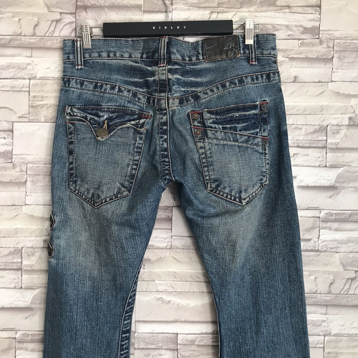 Japanese Brand Japanese Brand RATTLE TRAP Denim Flare Jeans Size US 34 / EU 50 - 7 Thumbnail