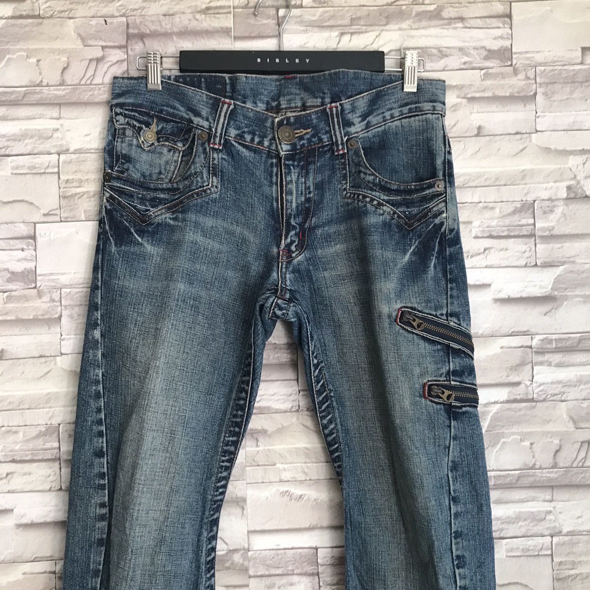 Japanese Brand Japanese Brand RATTLE TRAP Denim Flare Jeans Size US 34 / EU 50 - 4 Thumbnail