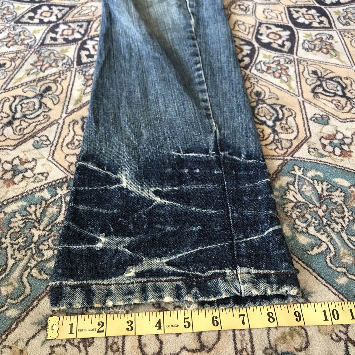 Japanese Brand Japanese Brand RATTLE TRAP Denim Flare Jeans Size US 34 / EU 50 - 16 Thumbnail