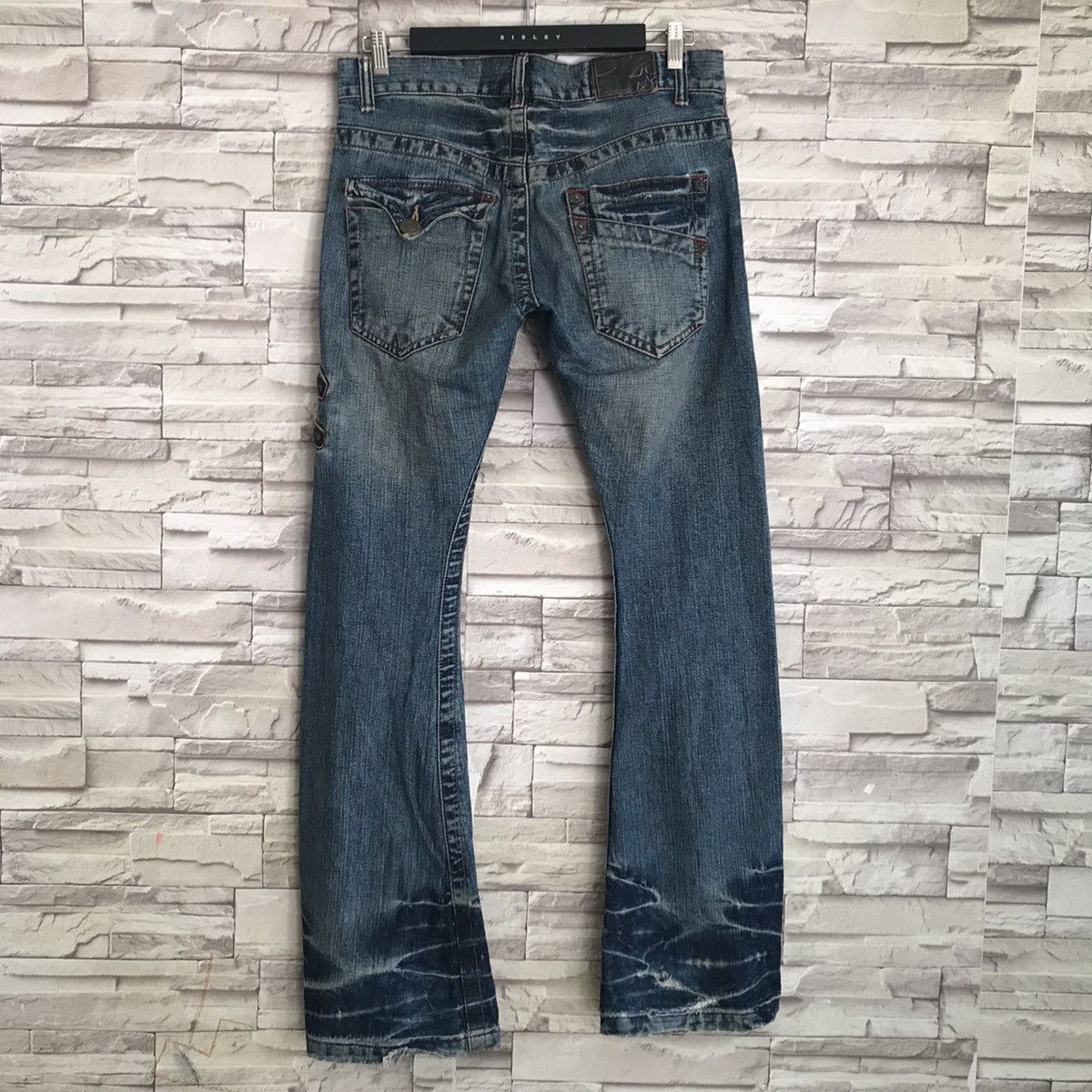 Japanese Brand Japanese Brand RATTLE TRAP Denim Flare Jeans Size US 34 / EU 50 - 6 Thumbnail