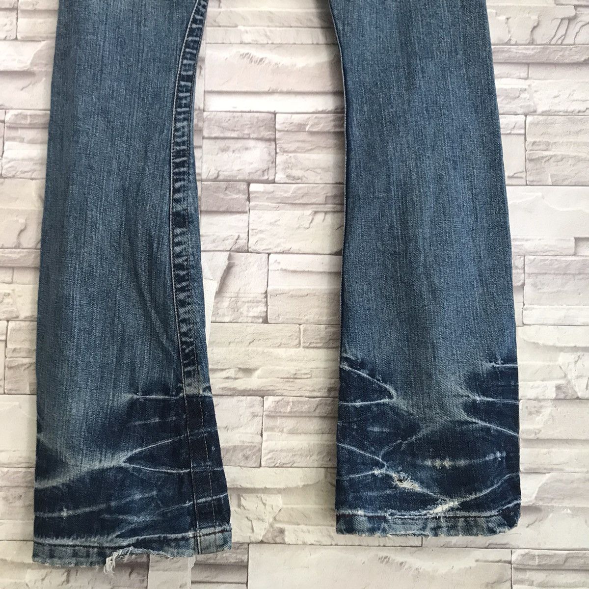 Japanese Brand Japanese Brand RATTLE TRAP Denim Flare Jeans Size US 34 / EU 50 - 8 Thumbnail