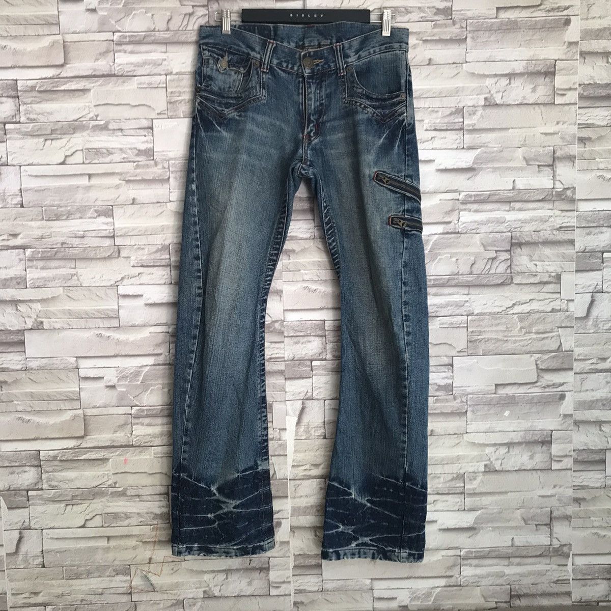 Japanese Brand Japanese Brand RATTLE TRAP Denim Flare Jeans Size US 34 / EU 50 - 3 Thumbnail