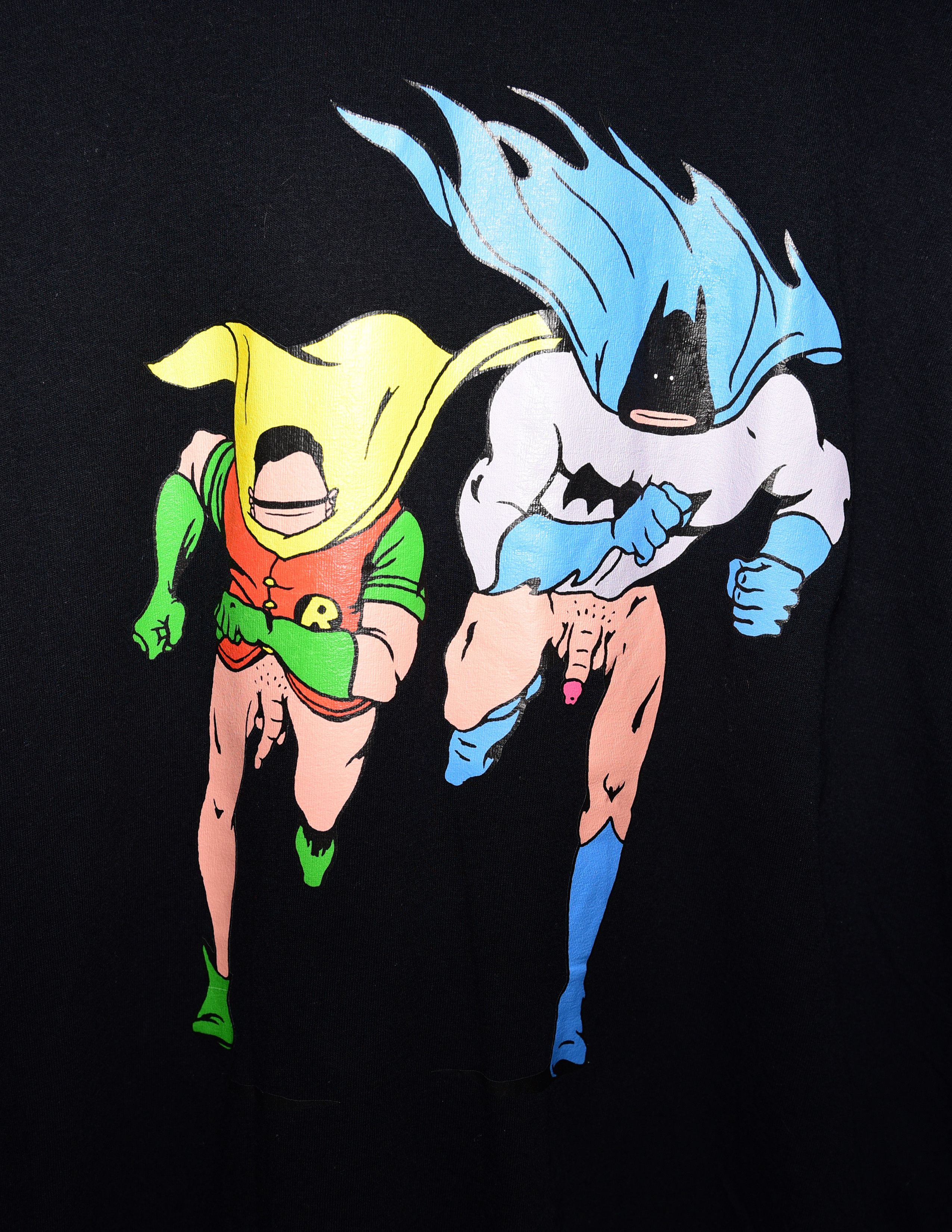 Other Woolly Goat Batman & Robin Dicks out Tee Size US L / EU 52-54 / 3 - 3 Thumbnail