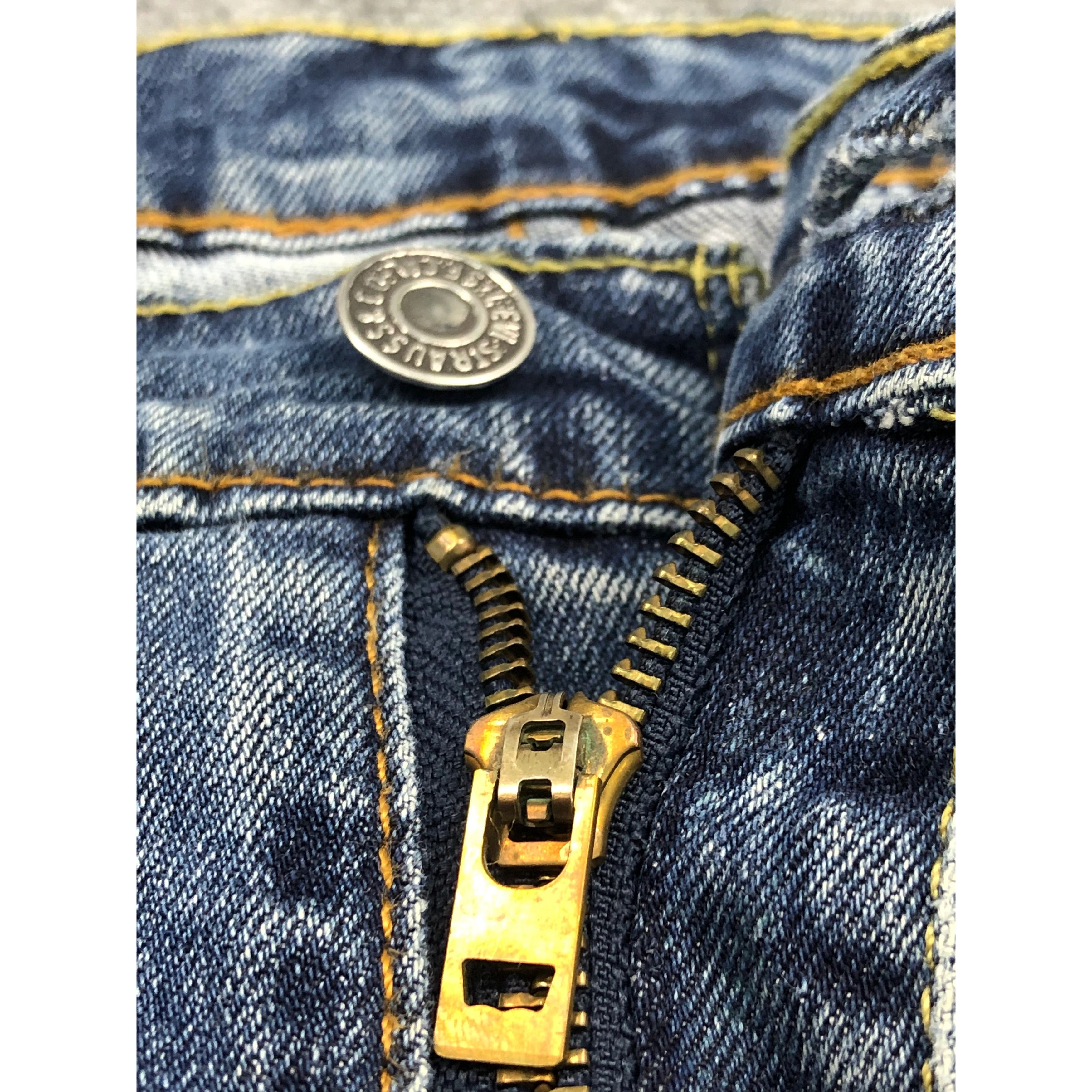 Levi's Vintage Levis 514 Blue Denim Jeans Lightwash DP0259 Size US 39 - 7 Thumbnail