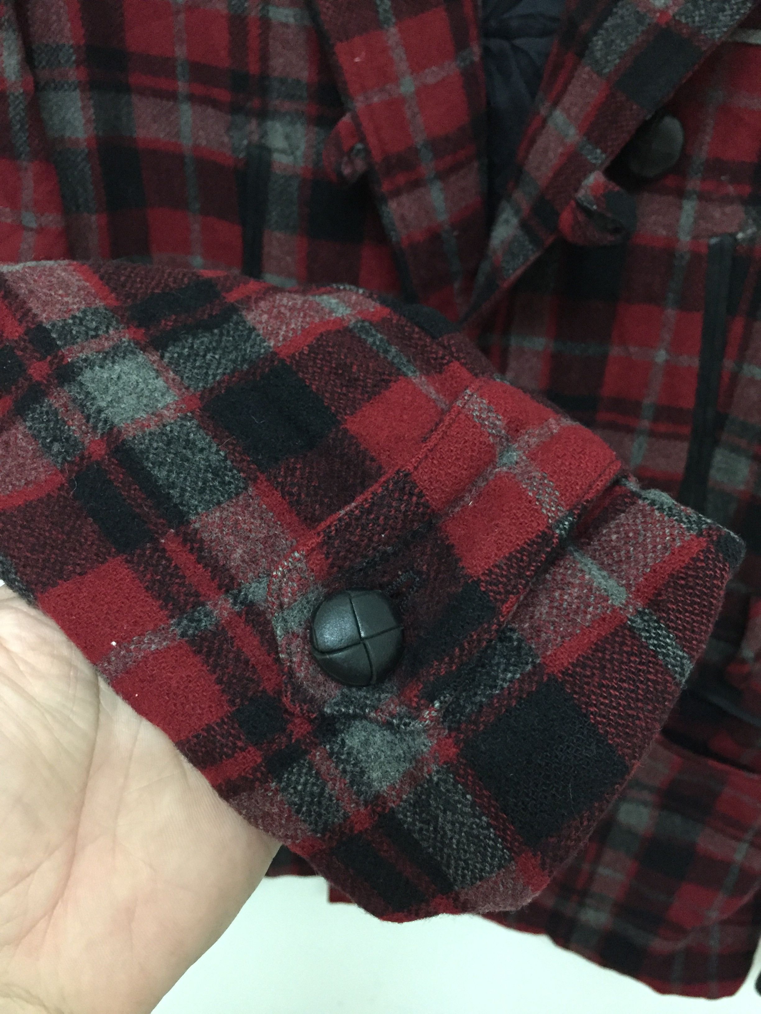 Kris Van Assche Kris Van Assche Tartan Asymmetrical Wool Jacket Dior Size US M / EU 48-50 / 2 - 10 Thumbnail