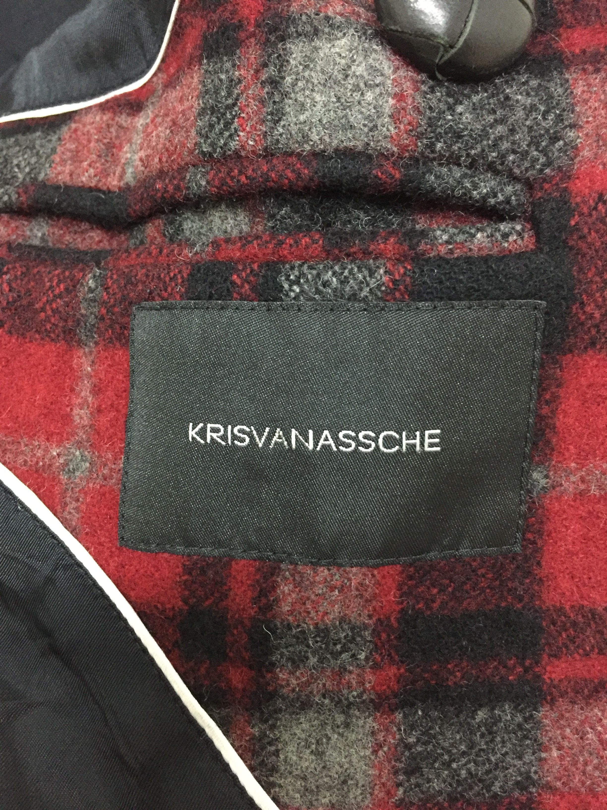 Kris Van Assche Kris Van Assche Tartan Asymmetrical Wool Jacket Dior Size US M / EU 48-50 / 2 - 14 Thumbnail
