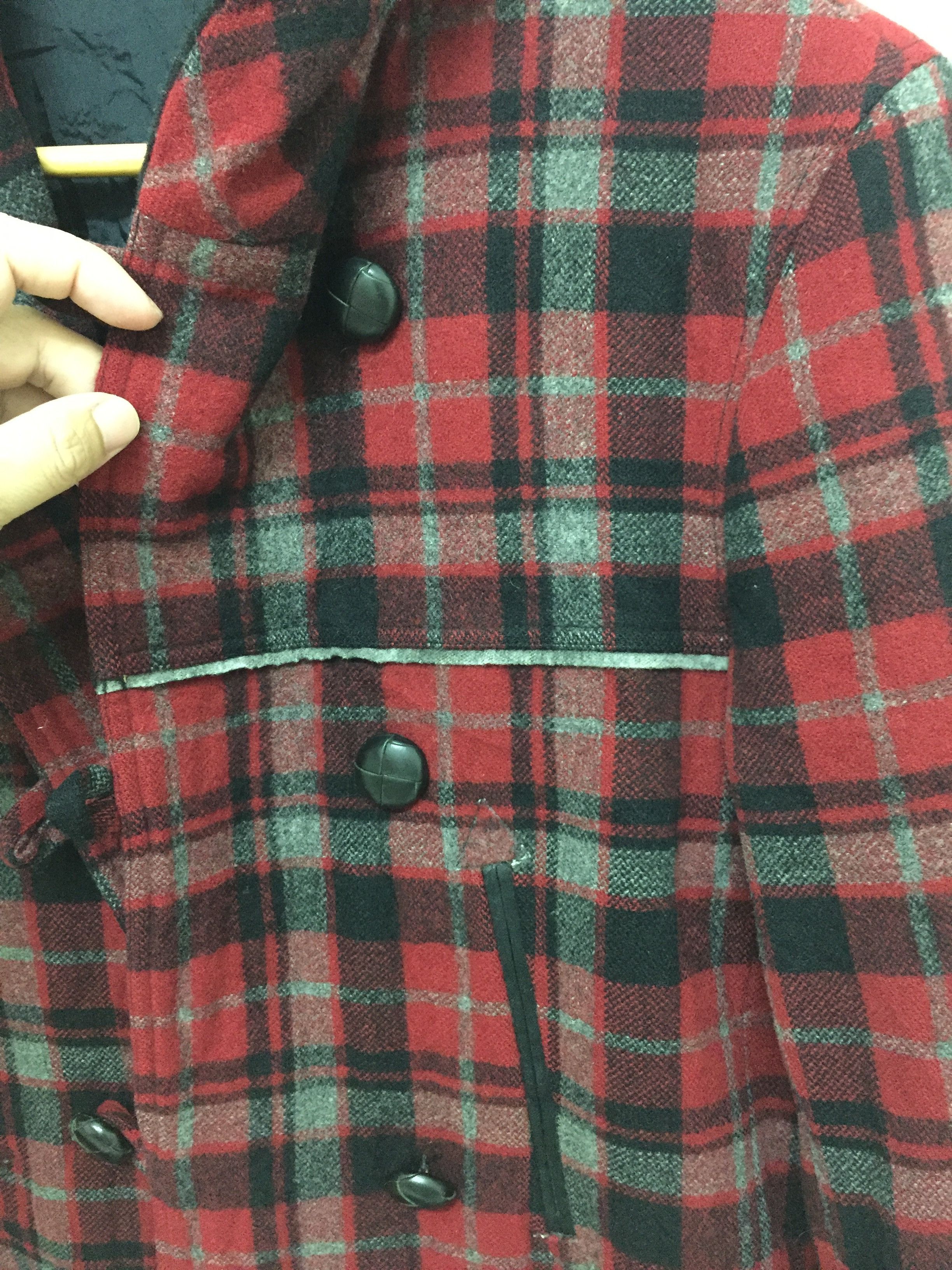 Kris Van Assche Kris Van Assche Tartan Asymmetrical Wool Jacket Dior Size US M / EU 48-50 / 2 - 9 Thumbnail