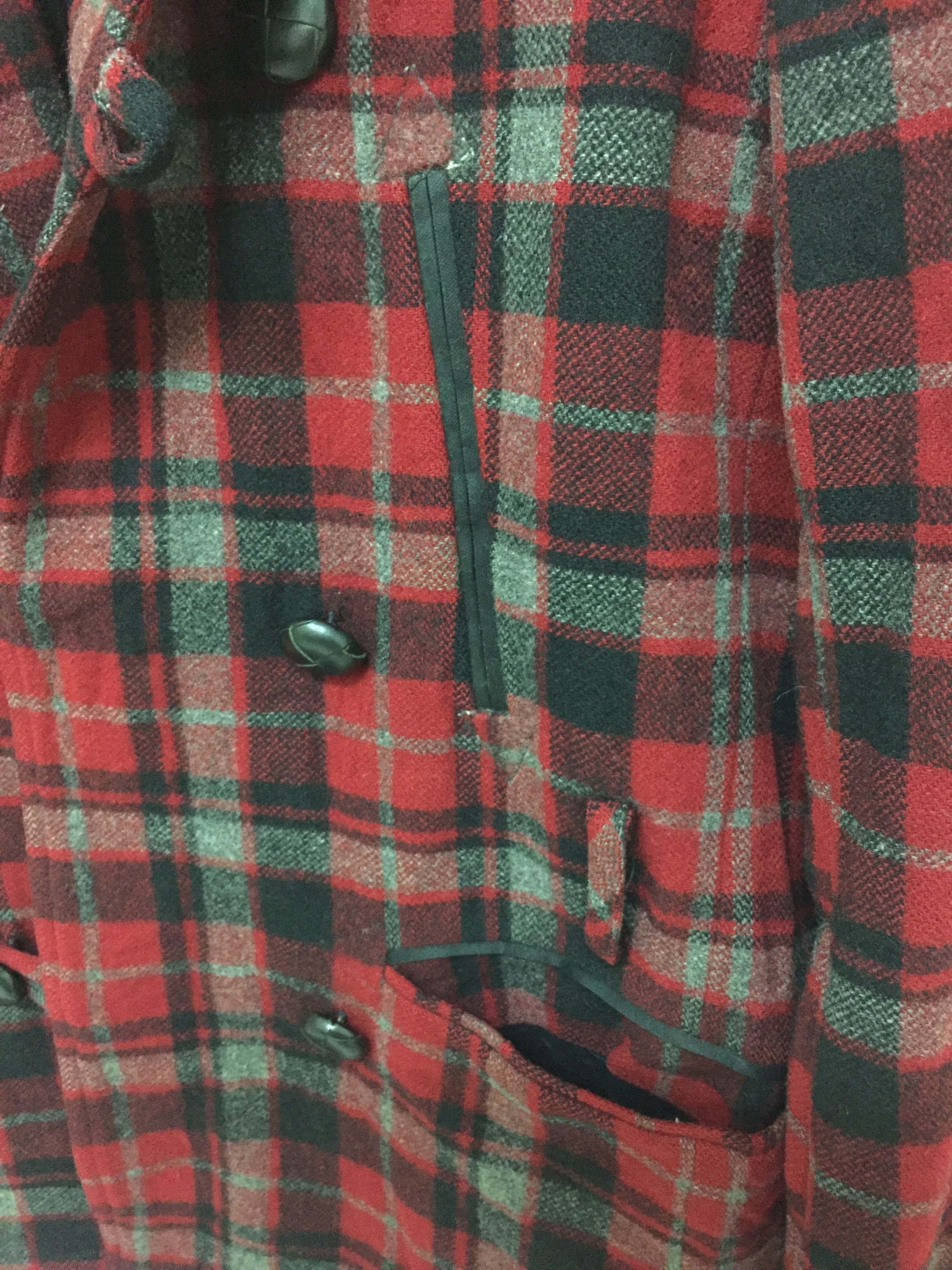 Kris Van Assche Kris Van Assche Tartan Asymmetrical Wool Jacket Dior Size US M / EU 48-50 / 2 - 8 Thumbnail