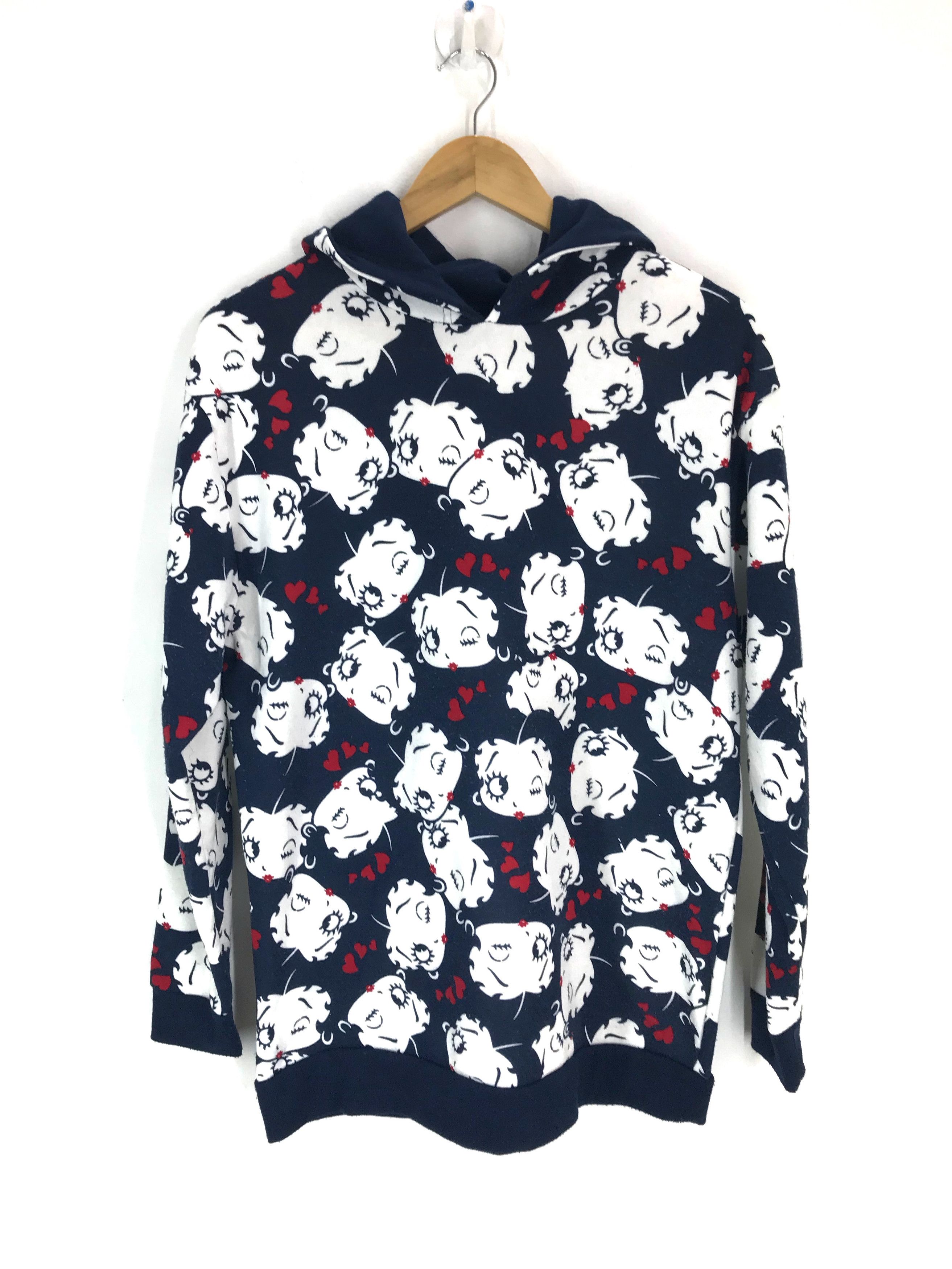 Cartoon Network Betty Boop All Over Print Hooded Sweater Size US M / EU 48-50 / 2 - 1 Thumbnail