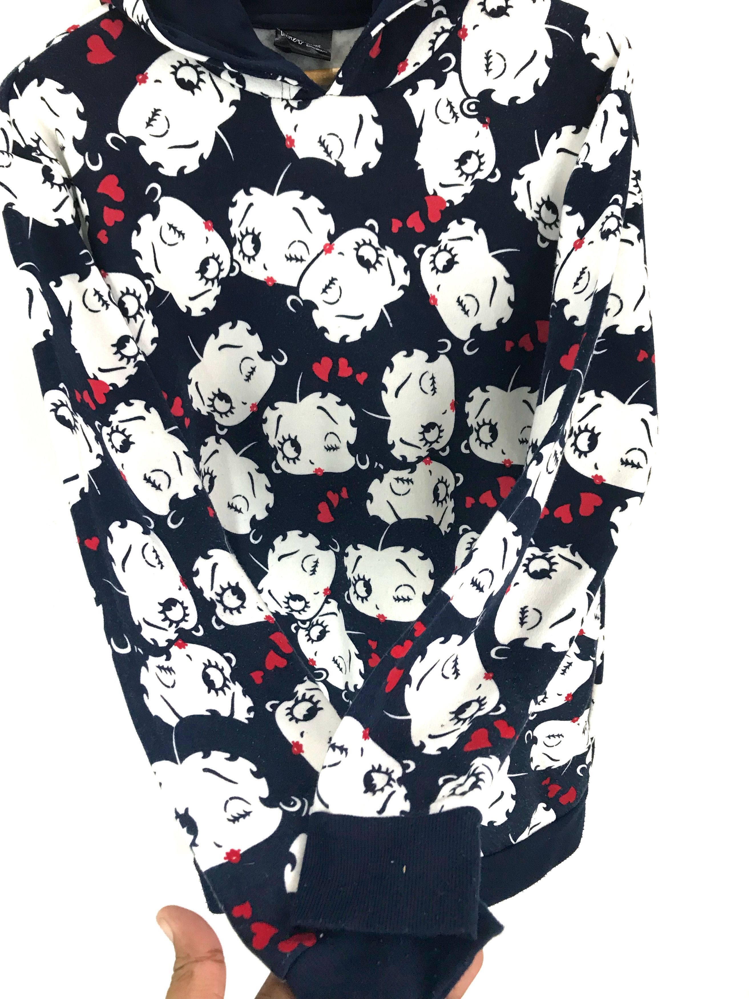 Cartoon Network Betty Boop All Over Print Hooded Sweater Size US M / EU 48-50 / 2 - 4 Thumbnail