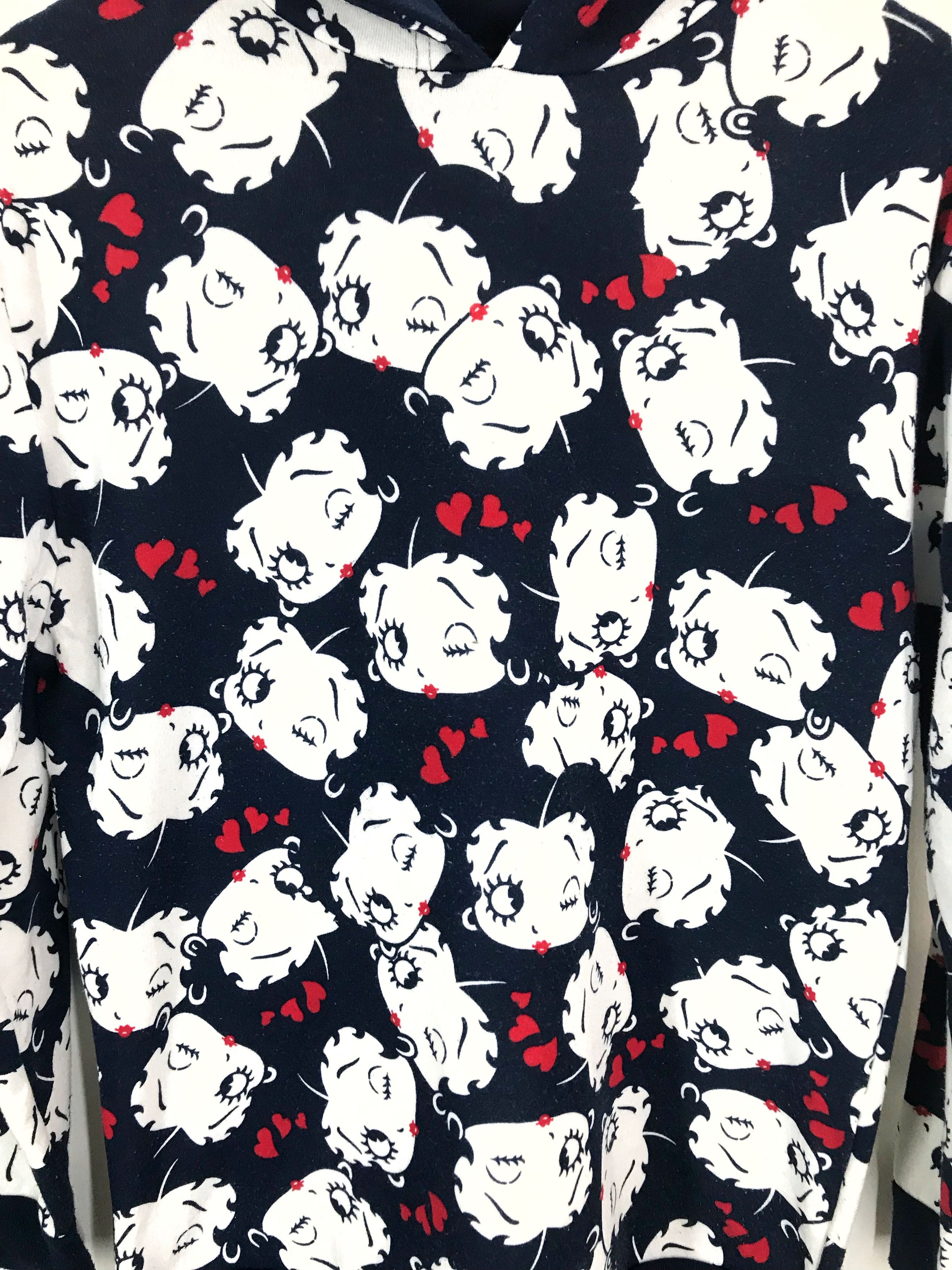 Cartoon Network Betty Boop All Over Print Hooded Sweater Size US M / EU 48-50 / 2 - 2 Thumbnail