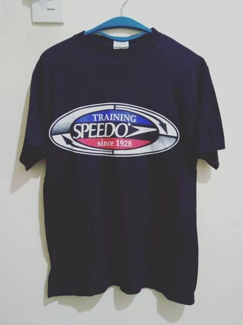 Speedo 🔥90s SPEEDO TEE OVAL LOGO T SHIRTS SUNFADED Size US M / EU 48-50 / 2 - 1 Thumbnail