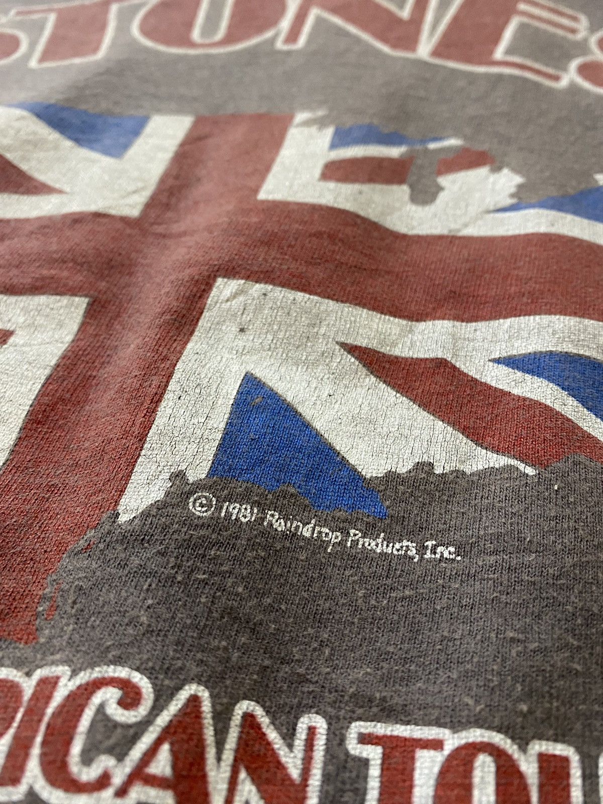 Band Tees vintage 1981 THE ROLLING STONES north american tour t-shirts Size US S / EU 44-46 / 1 - 7 Thumbnail