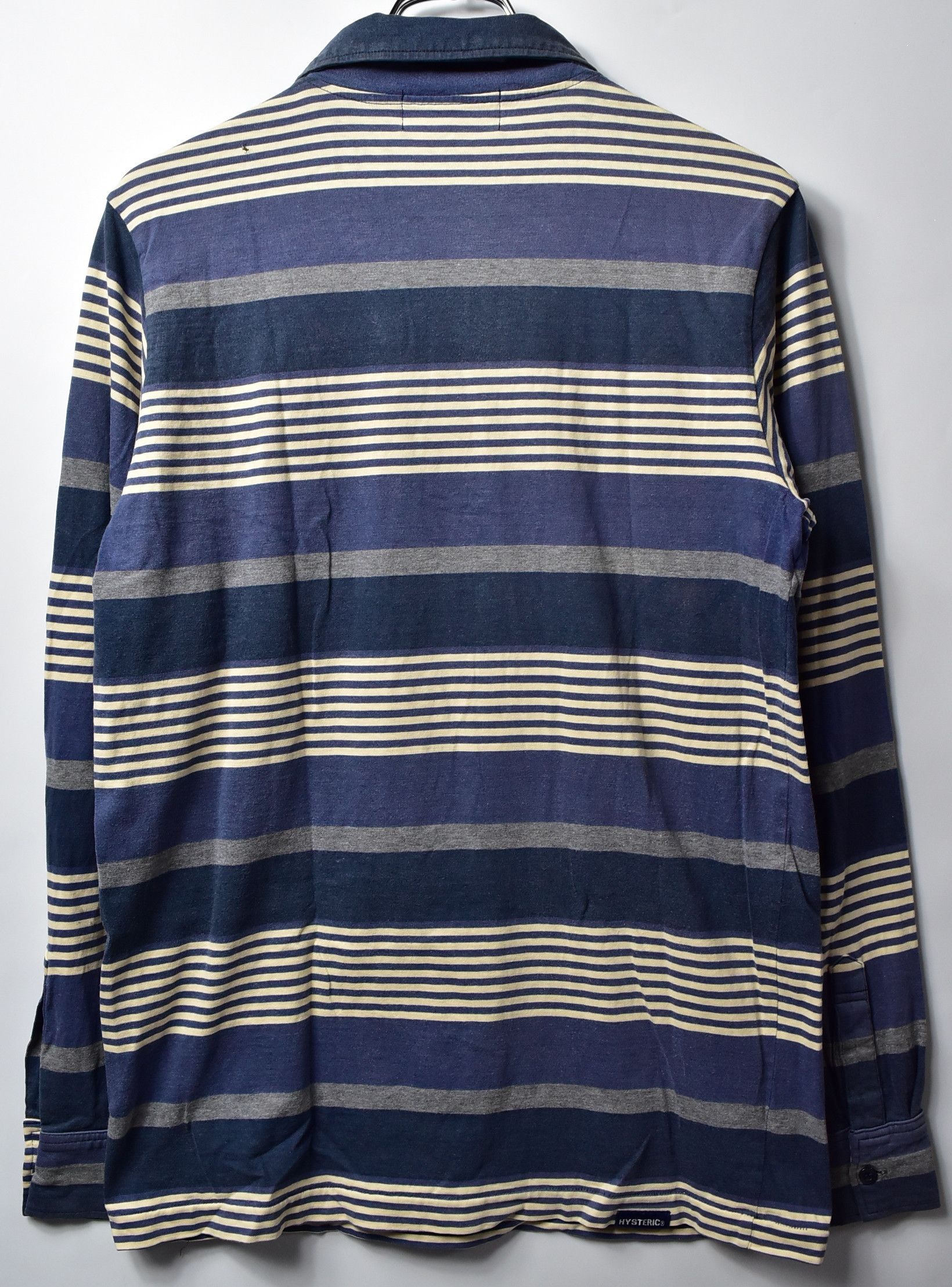 Hysteric Glamour HYSTERIC GLAMOUR/stripe polo shirt/14595 - 0706 40.35 Size US M / EU 48-50 / 2 - 4 Thumbnail