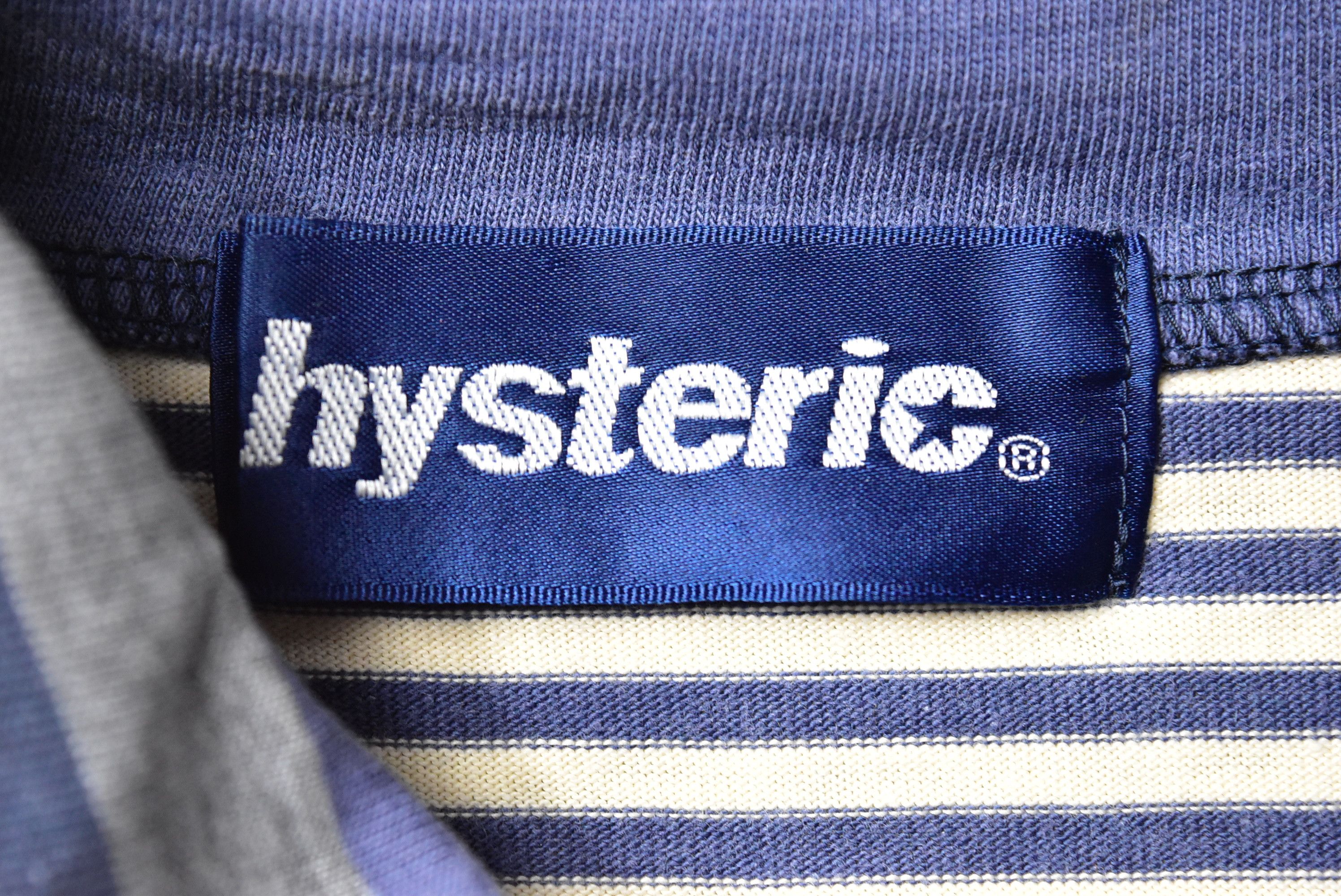 Hysteric Glamour HYSTERIC GLAMOUR/stripe polo shirt/14595 - 0706 40.35 Size US M / EU 48-50 / 2 - 10 Thumbnail