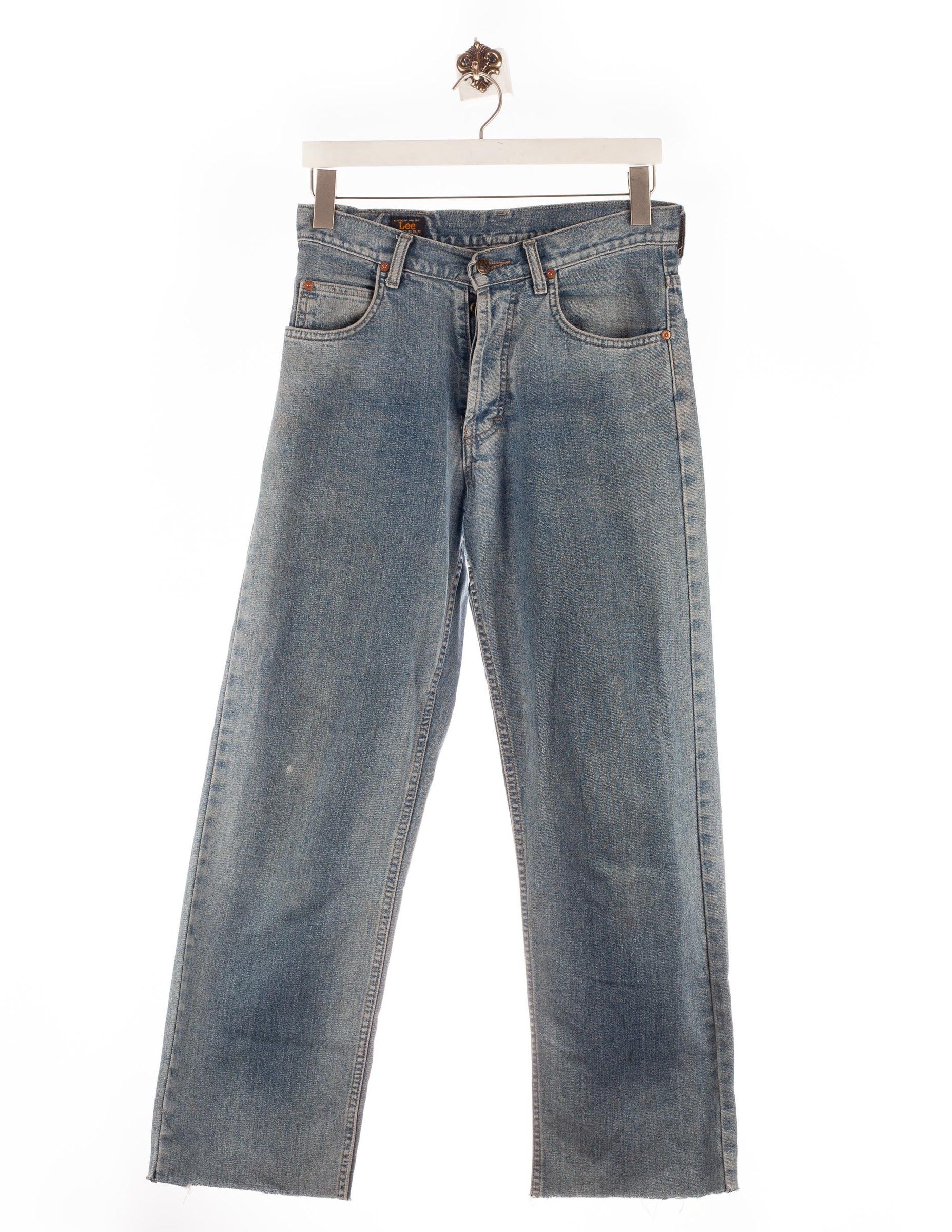 Lee Vintage Lee Jeans Denim Washed Out Look Blue With Denim | Grailed