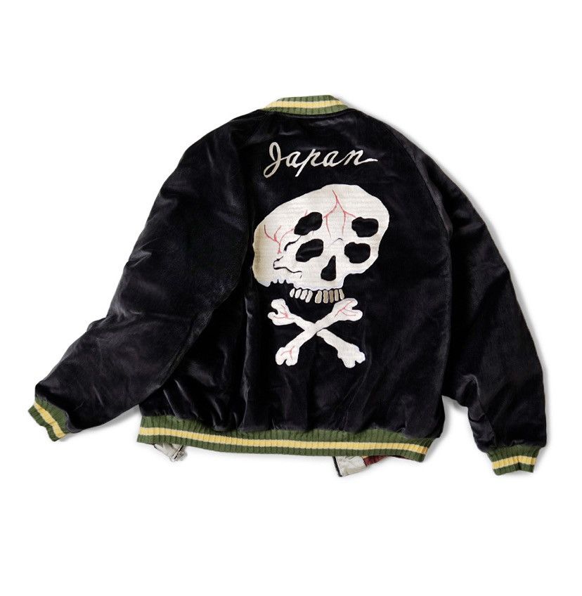 Kapital Kapital Souvenir Jacket (Rain Skull) Sulfide Velveteen Grailed