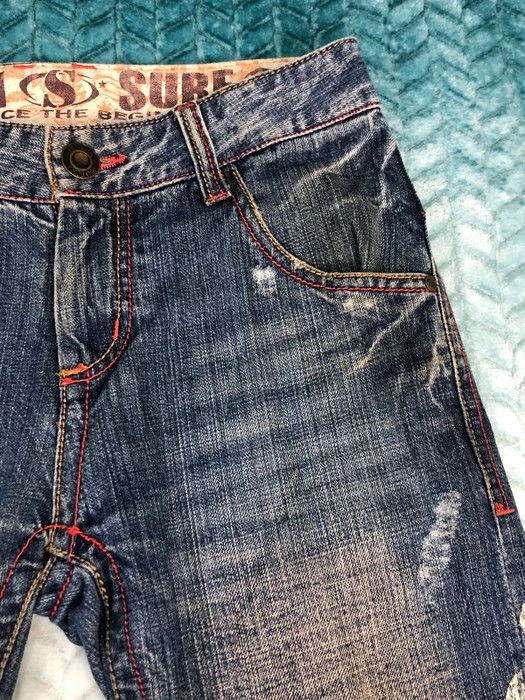 Gotcha × Vintage Special Design Gotcha Surf Style Distress Jeans Size US 32 / EU 48 - 18 Thumbnail