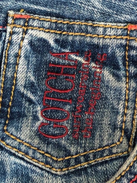 Gotcha × Vintage Special Design Gotcha Surf Style Distress Jeans Size US 32 / EU 48 - 14 Thumbnail