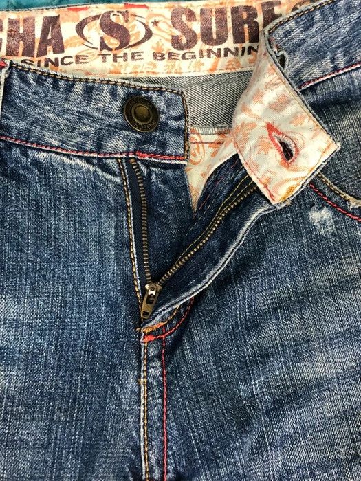 Gotcha × Vintage Special Design Gotcha Surf Style Distress Jeans Size US 32 / EU 48 - 13 Thumbnail