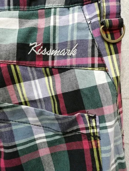 Designer × Japanese Brand 💥KISS MARK Golf Cargo Multicolor Funky Tartan Pants Size US 33 - 5 Thumbnail