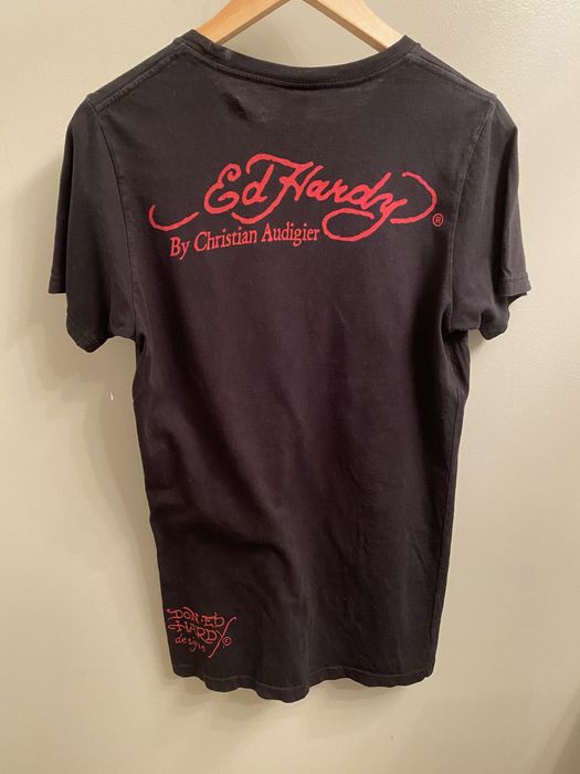 Vintage (Last price) tattoo ed hardy tee christian audiger | Grailed