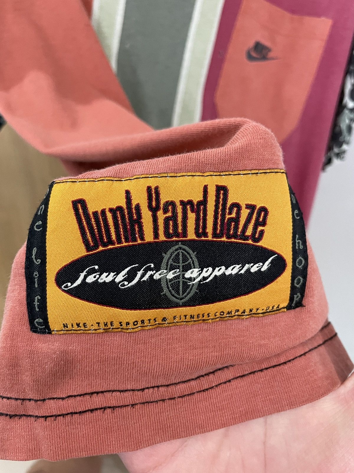 Nike × Vintage Rare Vintage Nike Dunk Yard Daze fullprint t