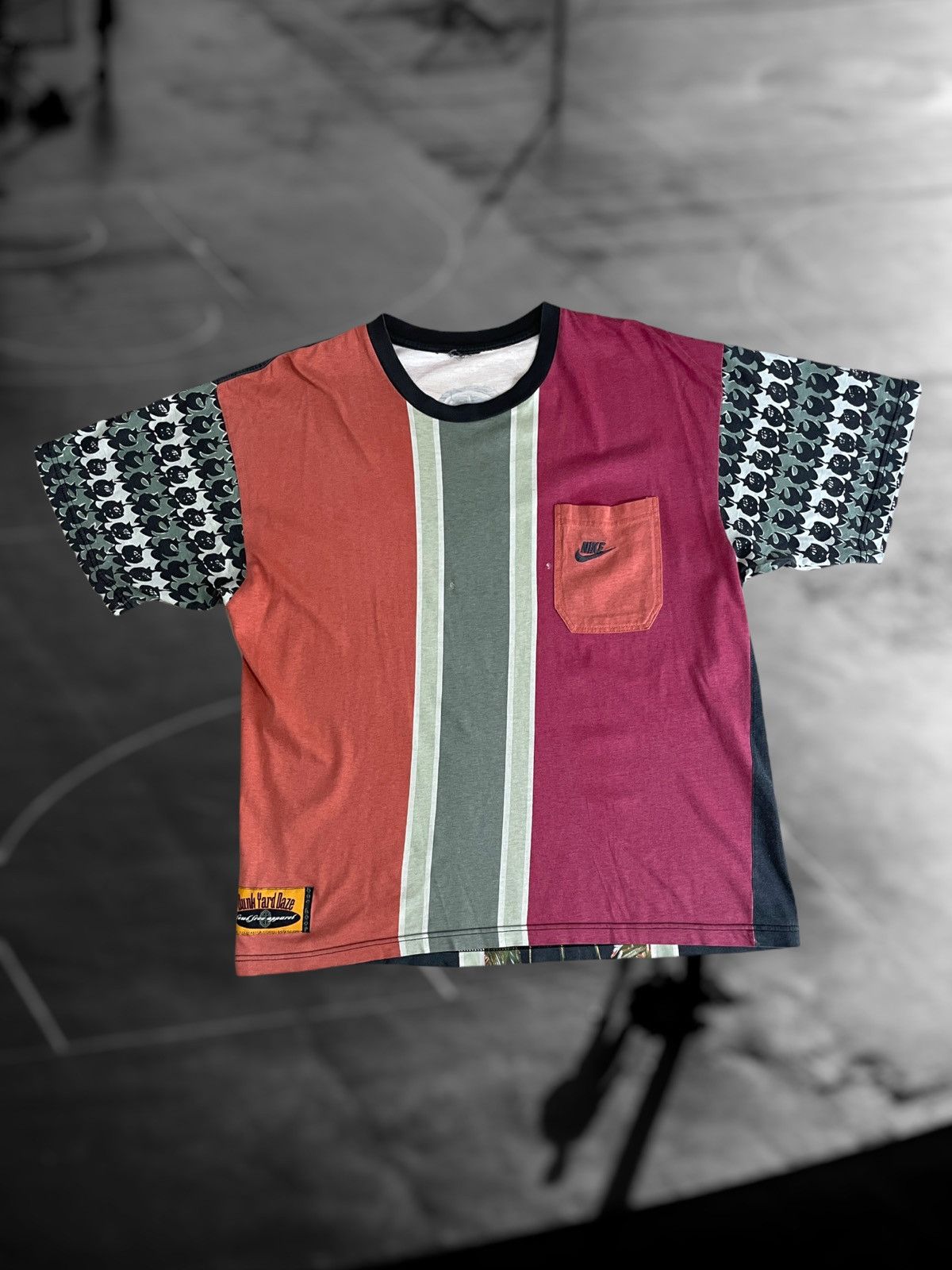 Nike × Vintage Rare Vintage Nike Dunk Yard Daze fullprint t shirt