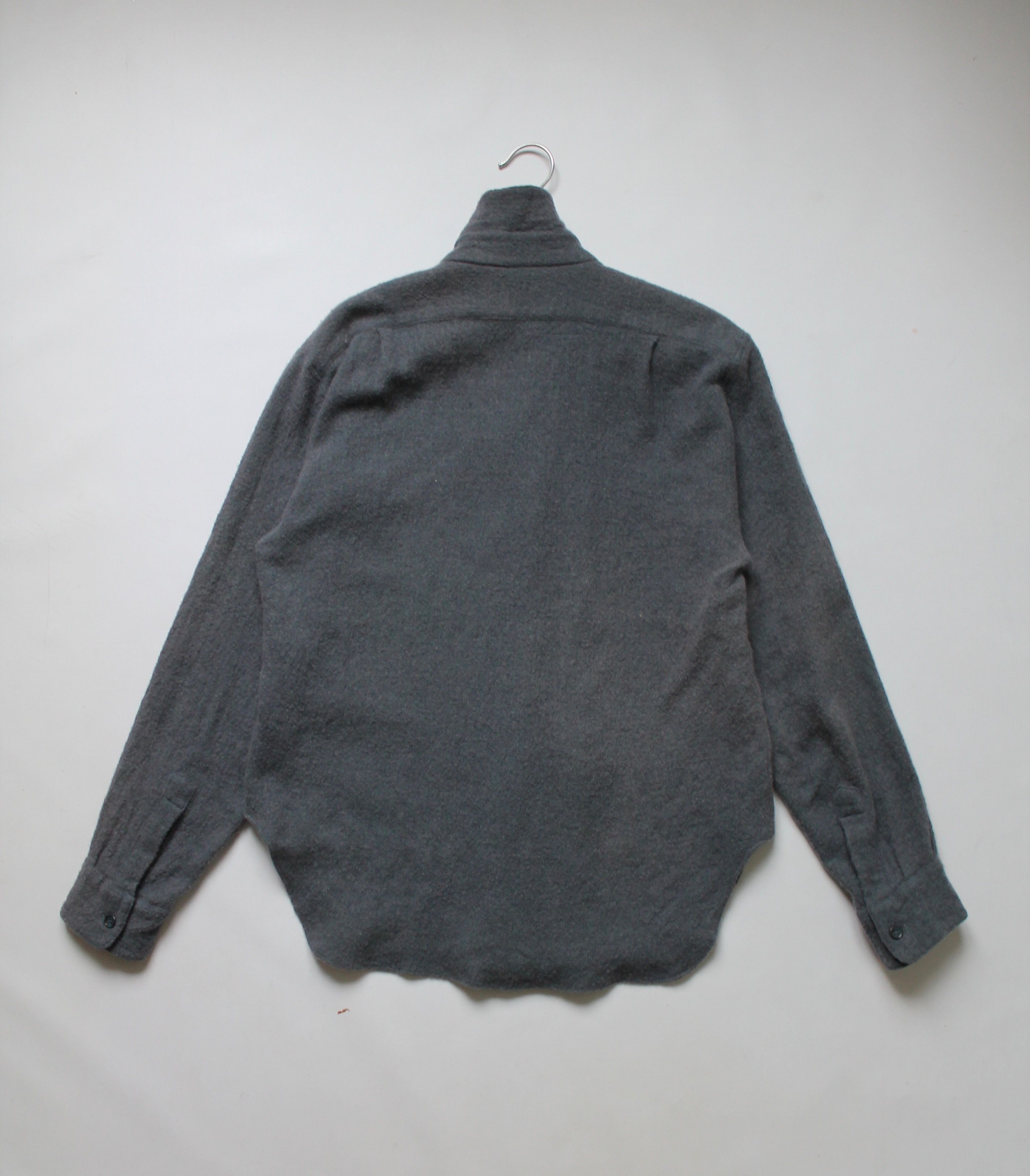 Vintage Christian Aujard Paris France Wool Blend Shirt Gray Size US S / EU 44-46 / 1 - 8 Thumbnail