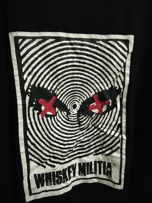 Japanese Brand 🔥 WHISKEY MILITIA TEE Size US XL / EU 56 / 4 - 2 Thumbnail