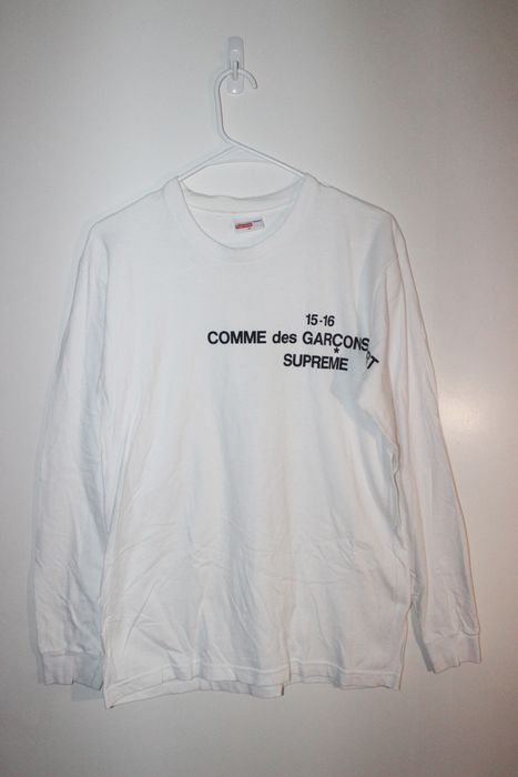 Supreme comme des garcons long clearance sleeve