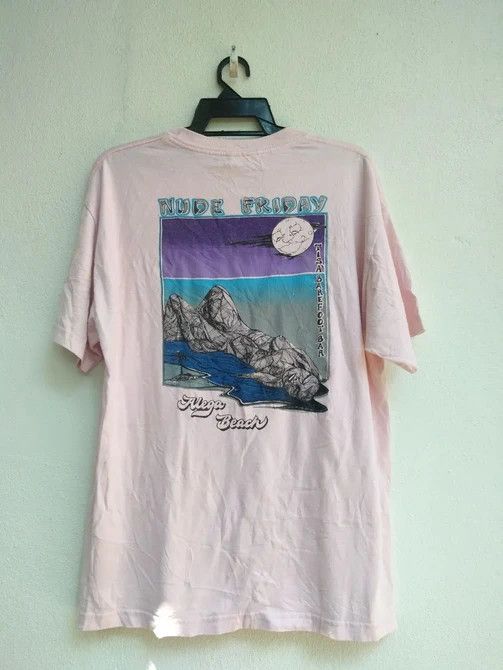 Vintage 🔥 90s NUDE FRIDAY ALEGA BEACH Size US L / EU 52-54 / 3 - 1 Thumbnail