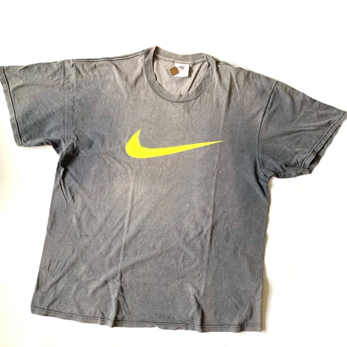 Nike Vintage 90s Nike Swoosh Shirt Big Logo Spellout Nice Design | Grailed