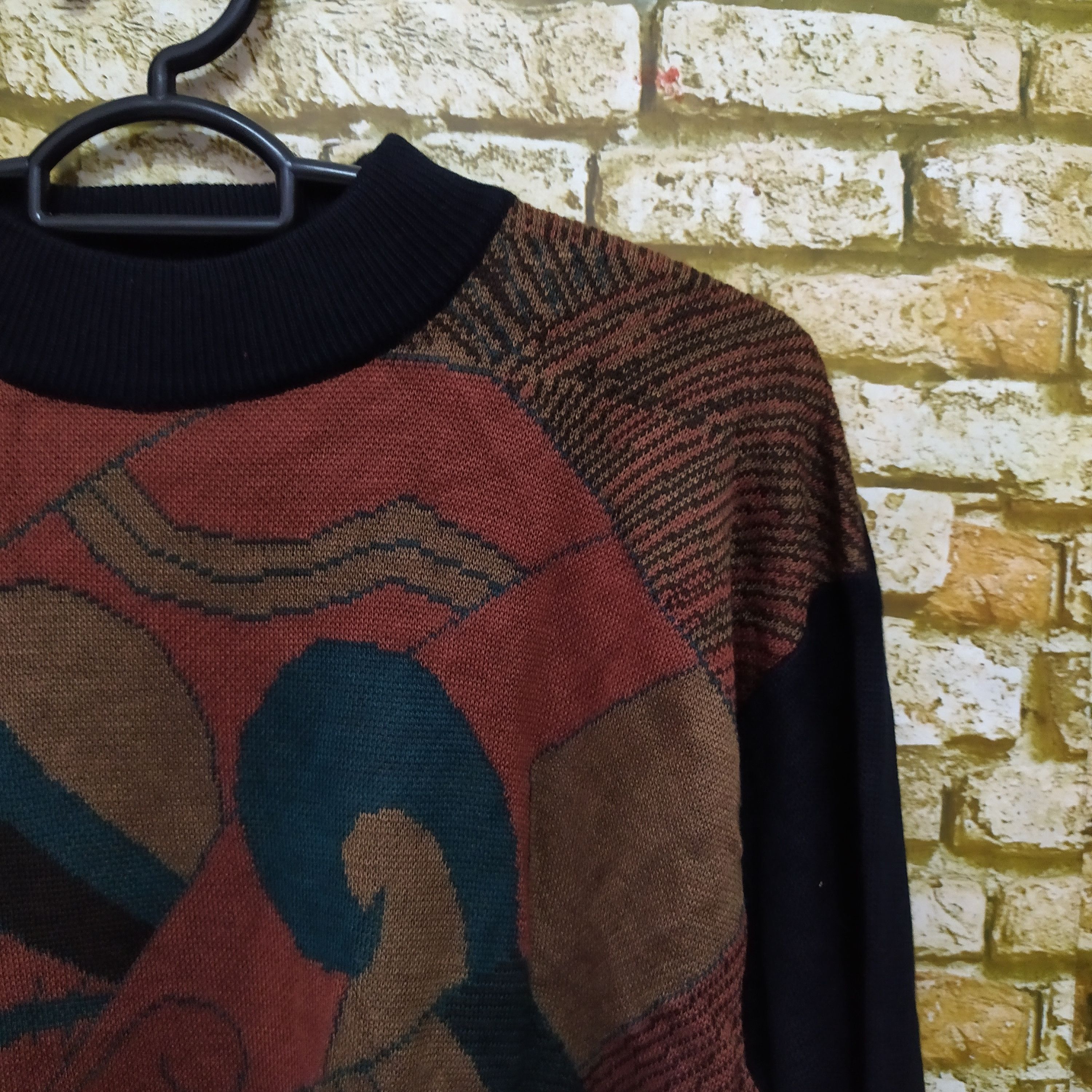 Designer EDNA PICASSO ART KNITWEAR (D49) Size US M / EU 48-50 / 2 - 2 Thumbnail