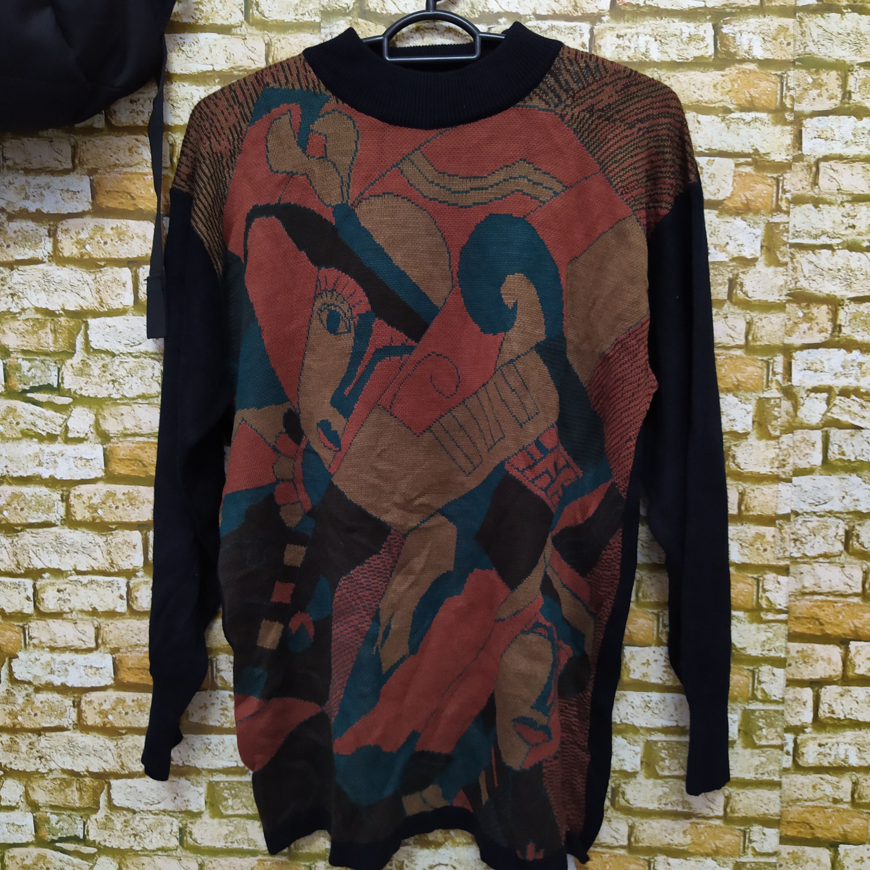 Designer EDNA PICASSO ART KNITWEAR (D49) Size US M / EU 48-50 / 2 - 1 Thumbnail