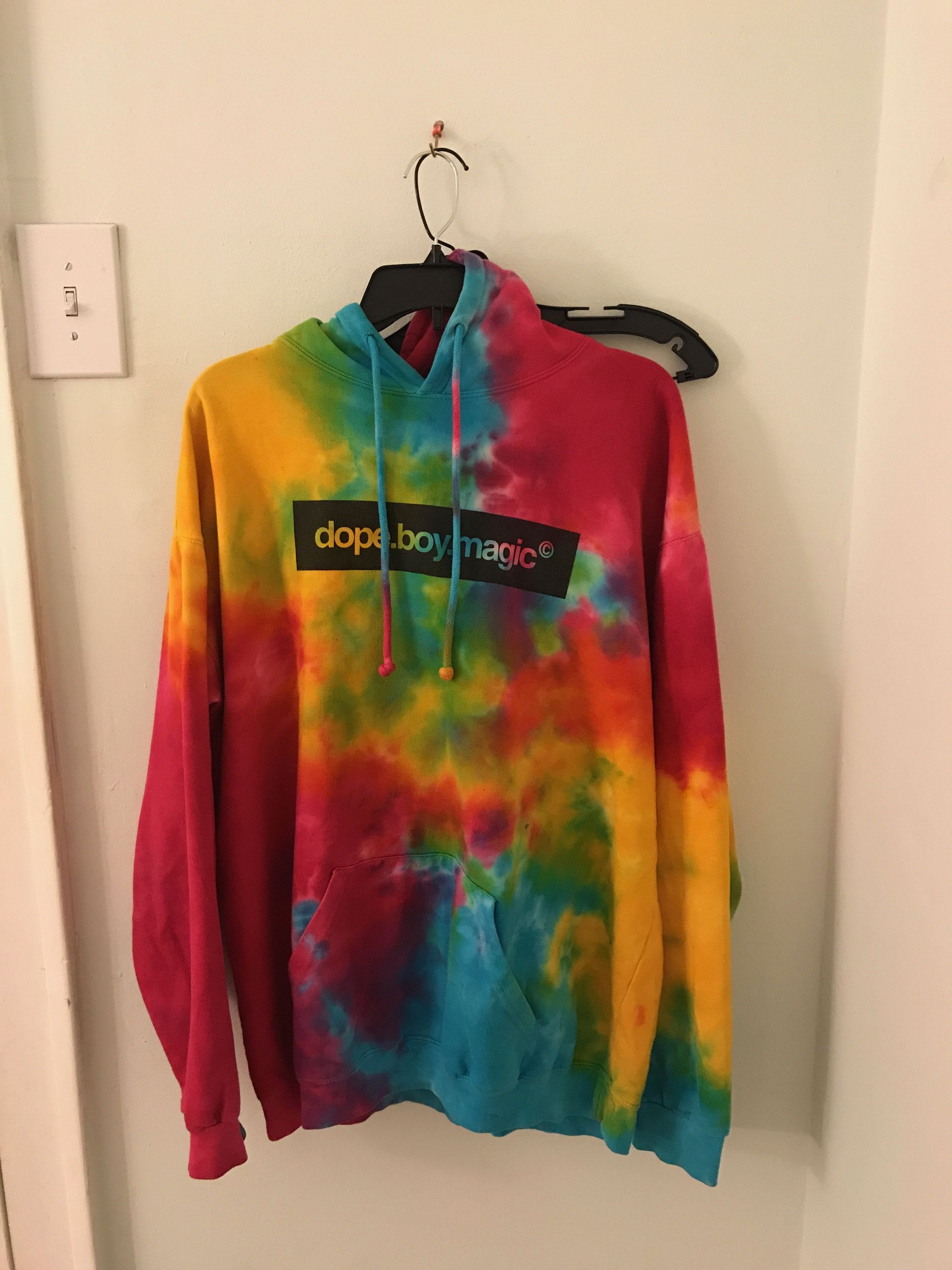 Dope boy magic tie dye hoodie hotsell