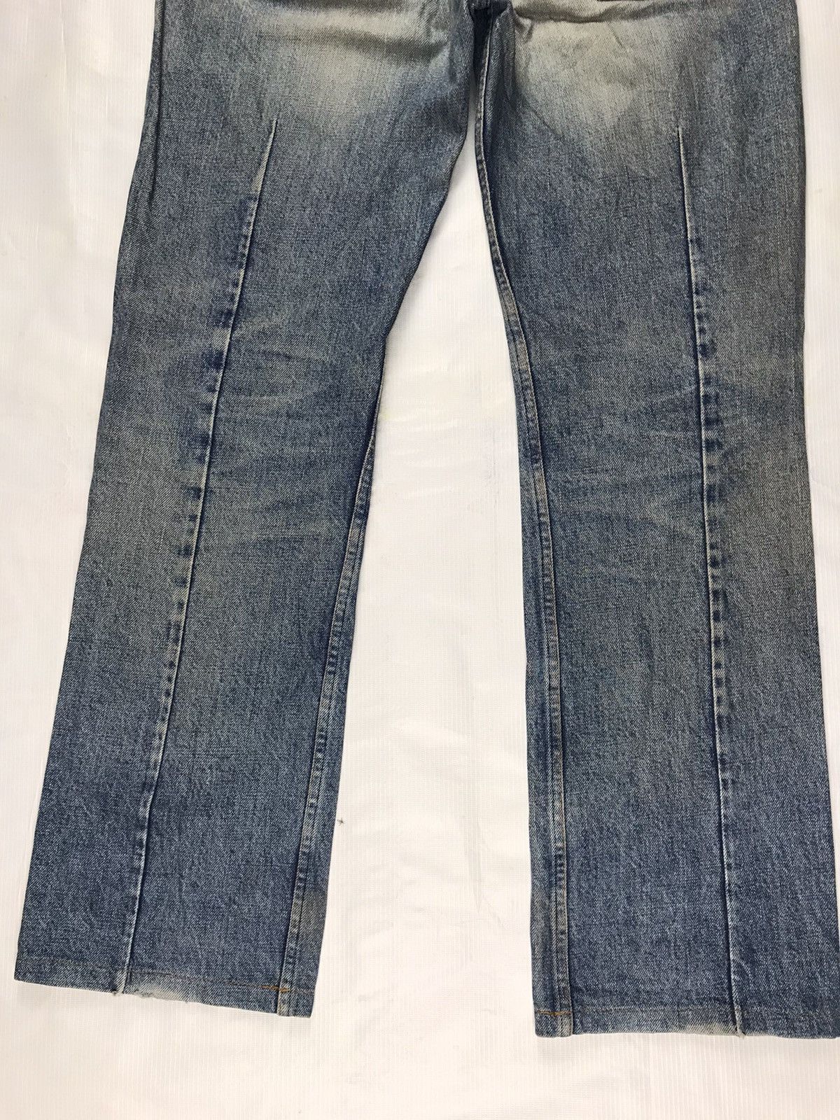 A.P.C. × Vintage Rare!! A.P.C patch pocket distressed denim Made in Japan Size US 33 - 13 Thumbnail