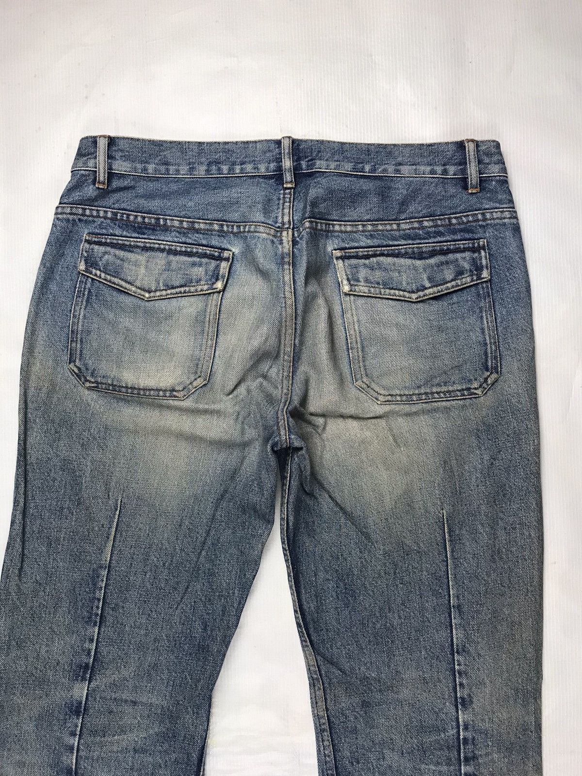 A.P.C. × Vintage Rare!! A.P.C patch pocket distressed denim Made in Japan Size US 33 - 12 Thumbnail