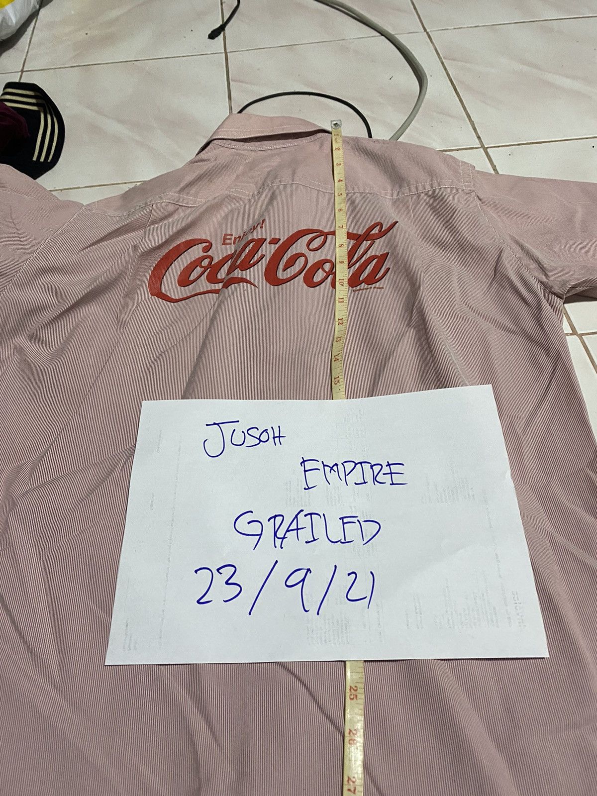 Coca Cola × Vintage COCA COLA BUTTON UPS SHIRTS RACING DESIGN Size US L / EU 52-54 / 3 - 8 Thumbnail