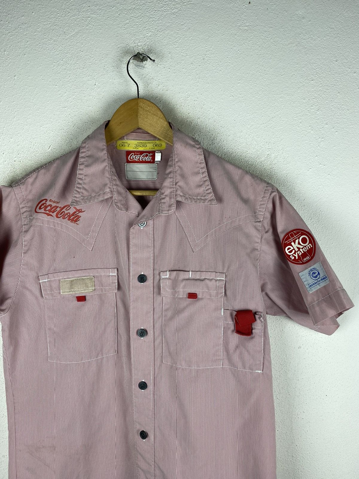 Coca Cola × Vintage COCA COLA BUTTON UPS SHIRTS RACING DESIGN Size US L / EU 52-54 / 3 - 4 Thumbnail