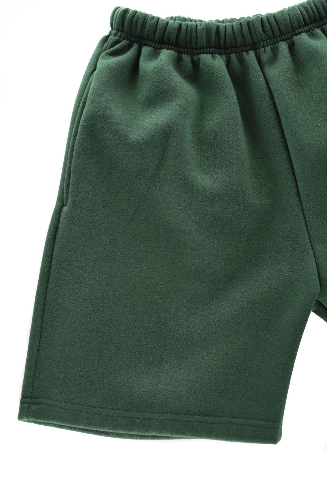 Japanese Brand Fleece Sweat Shorts Forest Green S Size US 28 / EU 44 - 6 Thumbnail