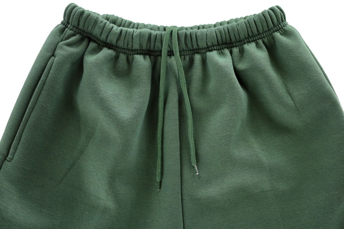 Japanese Brand Fleece Sweat Shorts Forest Green S Size US 28 / EU 44 - 8 Thumbnail